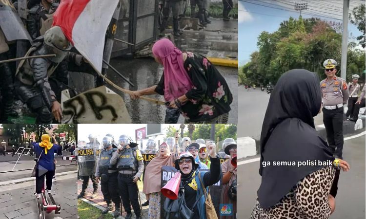 demo dpr - ibu-ibu