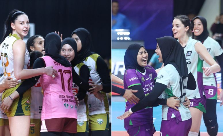 Pertamina Enduro dan Phonska Plus, 2 Tim Pertama Lolos Final Four Proliga 2026